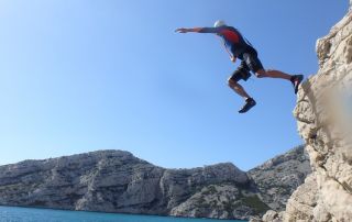 WoS Testing - SwimRun Jump in den Calanques von Marseille