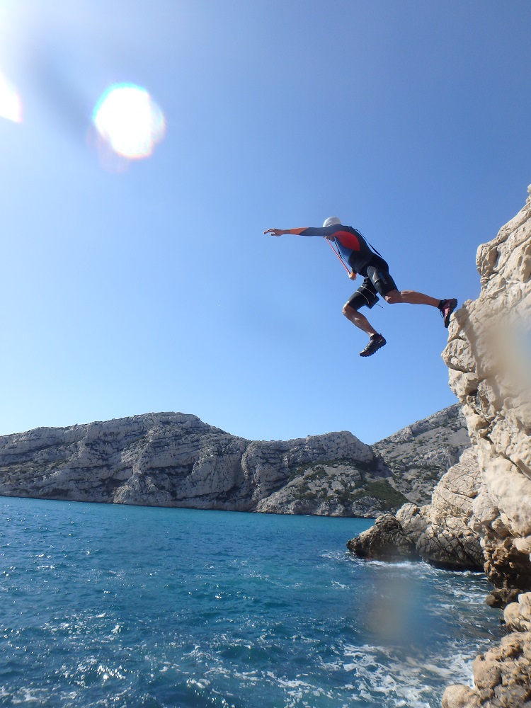 WoS Testing - SwimRun Jump in den Calanques von Marseille