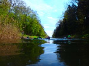 SwimRun Revierguide Franken - kaltes Wasser im König-Ludwig-Kanal